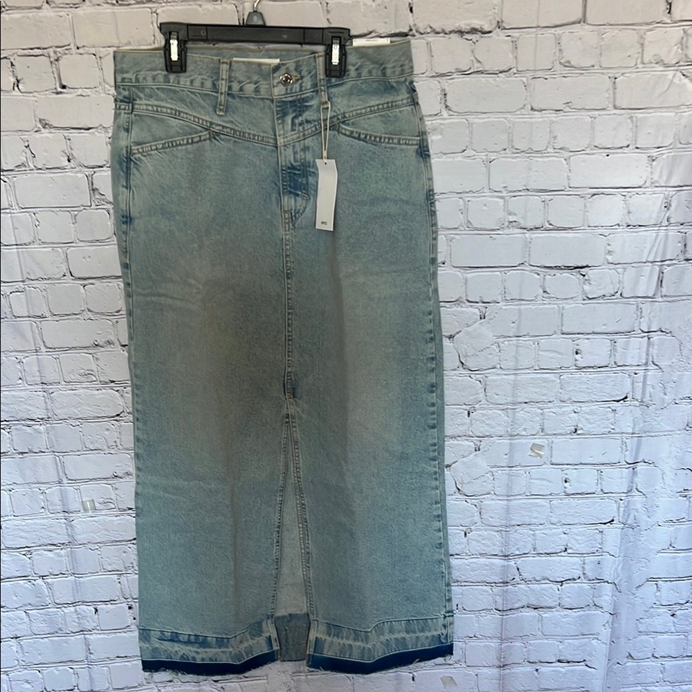 Women's Light Blue Denim Skirt